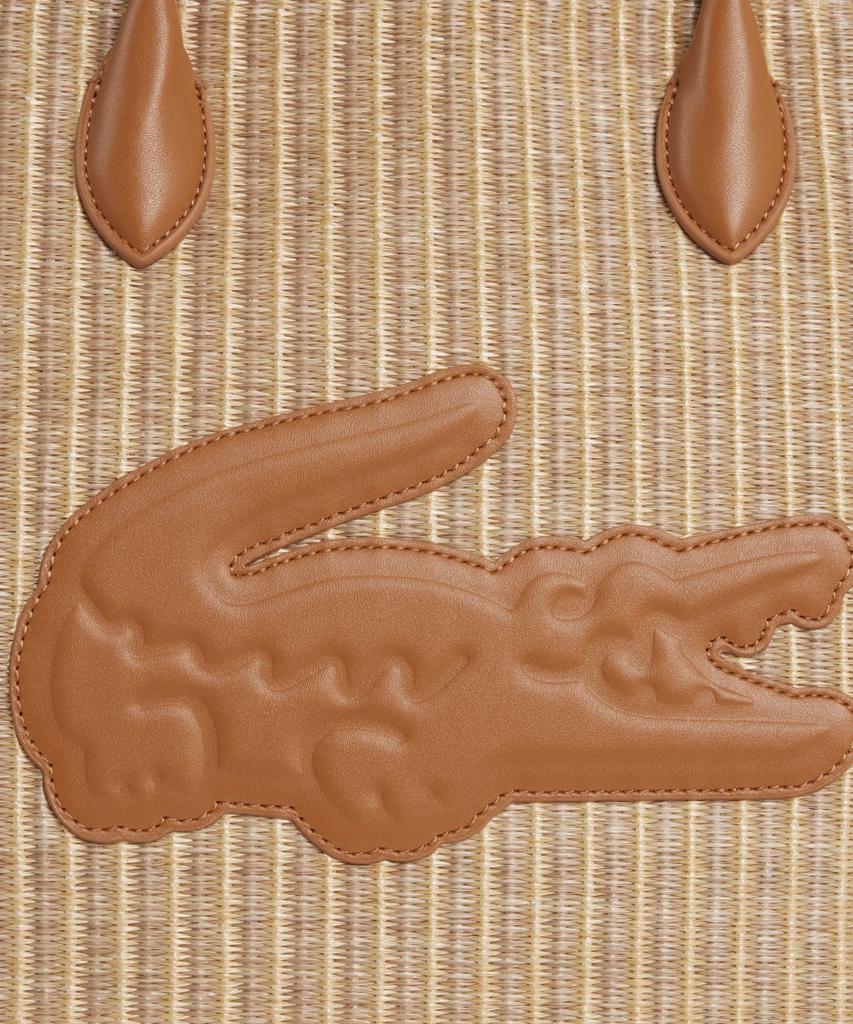 Женская летняя сумка-шоппер Lacoste из рафии Nf5247P56G K02