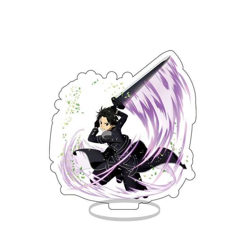 8Cm Sword Art Online Acrylic Small Standing Brand, Tonggu And Renhe, Asna Animation Peripheral Desktop Creative Ornament
