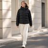 Winter pocket zipper hat bread clothes short cotton-padded clothes warm jacket women's clothing export