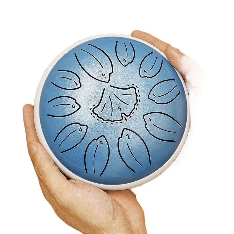 Steel Tongue Drum 6 Inch 11 Notes C Tone Ethereal Drum Music Drum Yoga Meditation Percussion Instrument