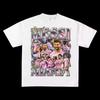 Tribute To Messi Football American Retro Heavy Figure Print High Street Round Neck Short Sleeve Men and Women of The Same Style