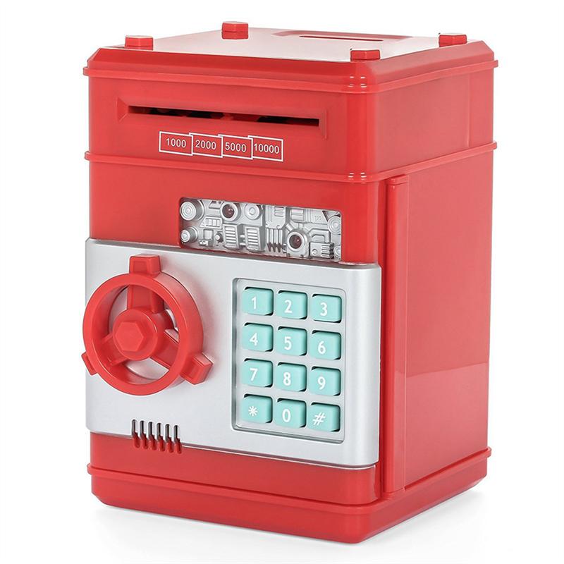 Деньги Едят Замок Код Копилки Сейф Монеты Экономия Наличных Копилка Компас Сохранение Горшок