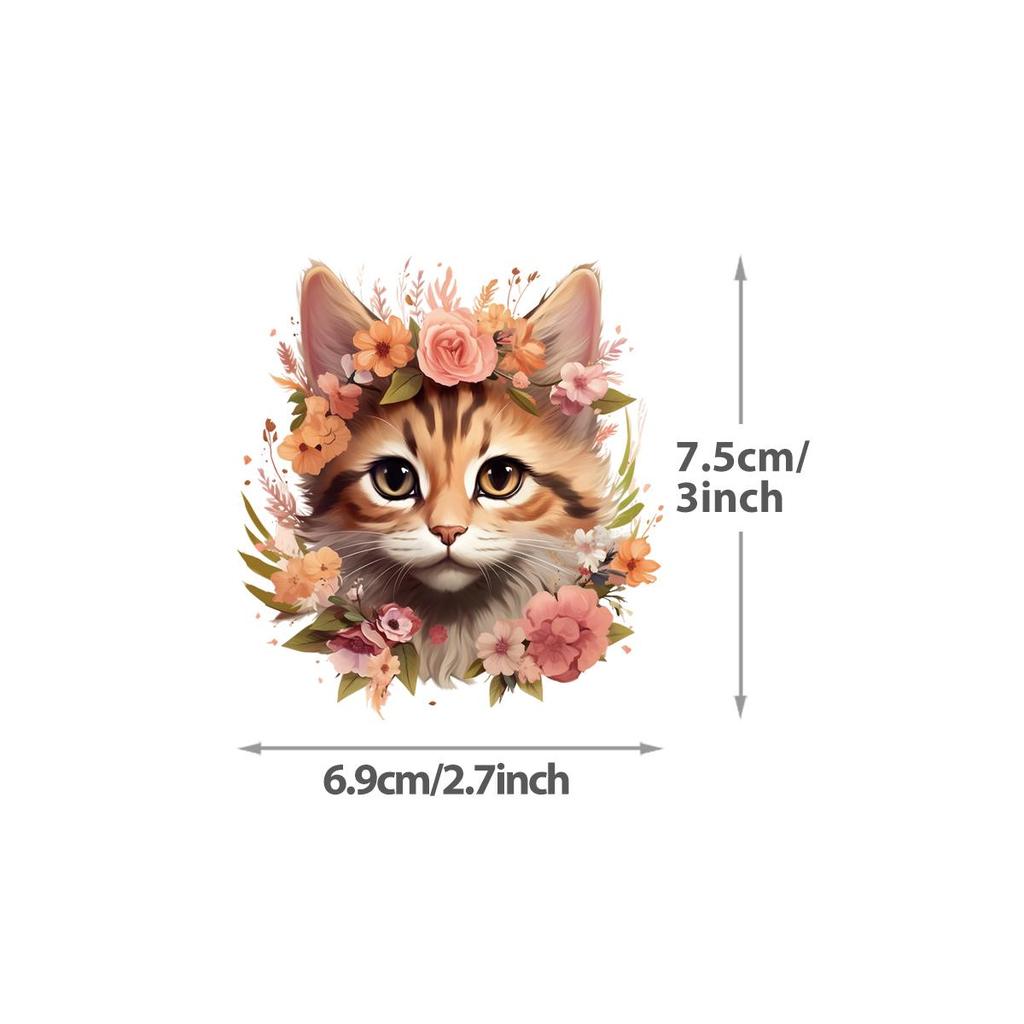 Нашивка с милым животным и цветком на одежде, термоклей, панда, кошка, лиса, сделай сам, моющиеся теплопередачи, новые аксессуары для одежды, наклейки для детей