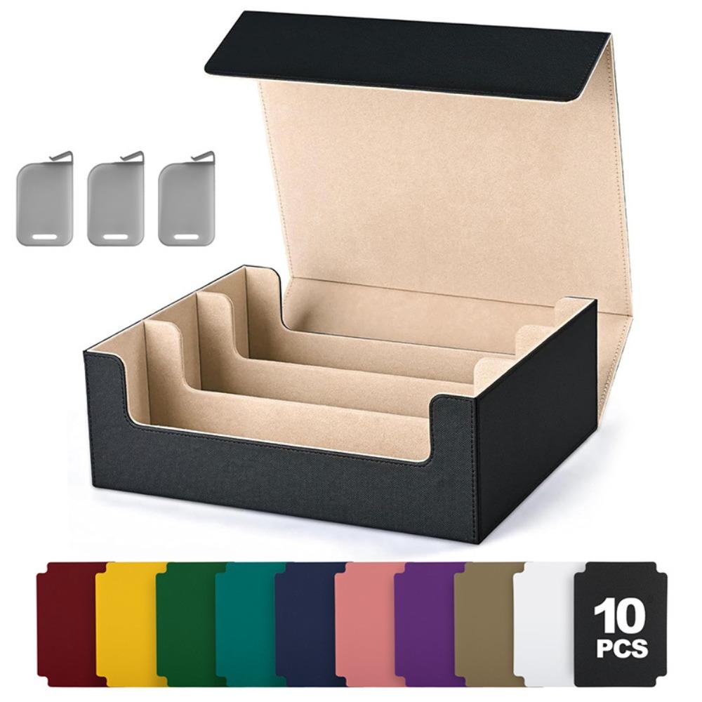 Display Window Game Card Organizer Single Sleeved Cards Card Deck Box Table Storage Supplies