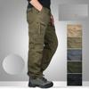 Men's Autumn Multifunctional Outdoor Casual Pants, Men's Overalls, Multi-pocket Trousers, Loose Hiking Pants