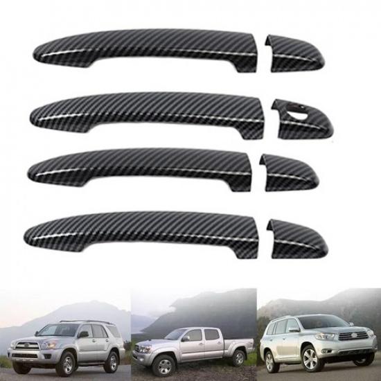 Накладка на наружную ручку двери из углеродного волокна для 2005-2015 Tacoma/2003-2009 4Runner