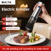 Электрическая мельница Кухонная бытовая Многофункциональная Черный перец Перец Морская соль Перец