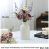 Artificial Rose & Daisy Bouquet - Dried Floral Arrangement for Living Room, Dining Table, or Coffee Table Decor.