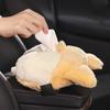 Creative Corgi Ass Tissue Box Soft Cartoon Napkin Case Cute Animal Car Paper Box