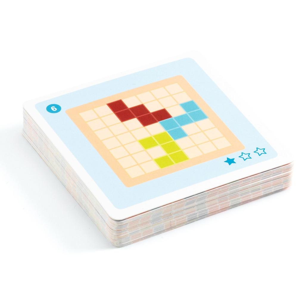 DJECO Jeco Polissimo Board Position Educational Brain Home 7 Years Christmas Game, Game, Training, Time, Montessori, Old, (DJ08451)