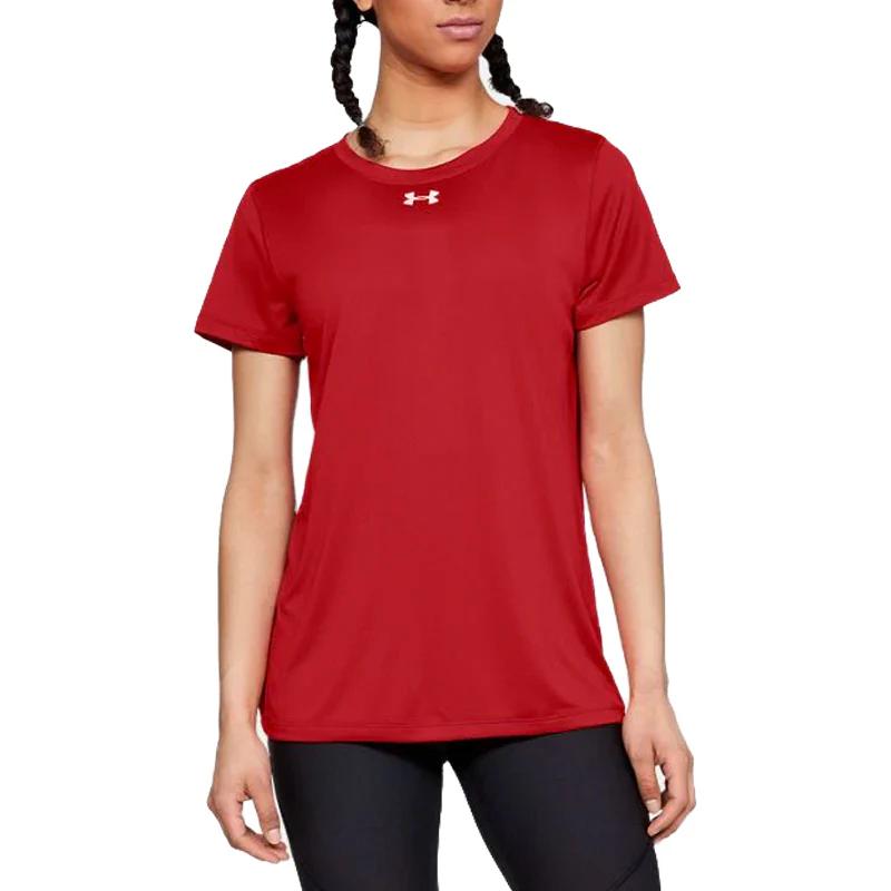Under Armour Locker 2.0 Tech Футболка с круглым вырезом Модная Универсальная с коротким рукавом Женские топы 1305510-600