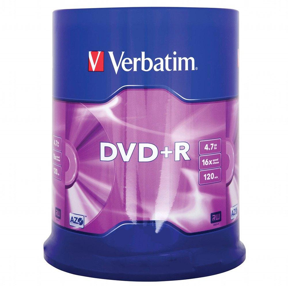 Verbatim DVD+R 4.7 GB 16x 100 pcs argenté
