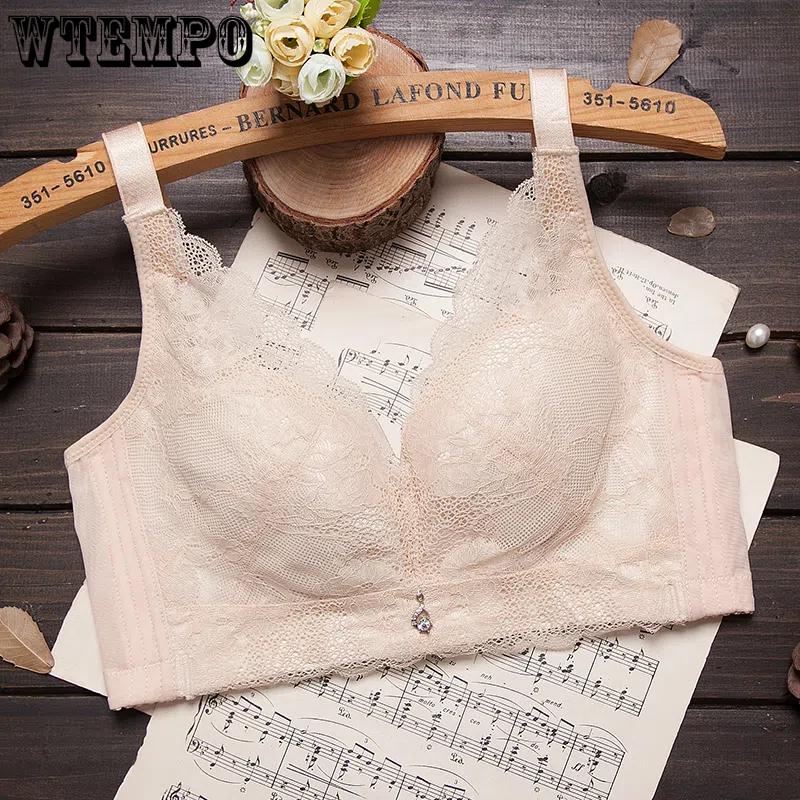 Женский бюстгальтер без губки и без стальных колец, дышащее нижнее белье с регулируемой боковой частью груди, повседневное нижнее белье с тонкими формованными чашками, с эффектом пуш-ап