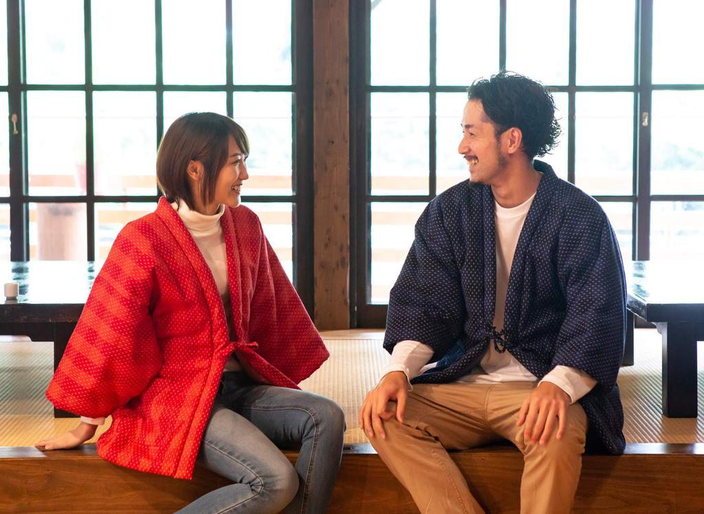 Watanosato Hanten Arare Lattice Weave with Cotton for Men Made In Japan Made In Kurume Size Blue (Free (M~L), Lattice)