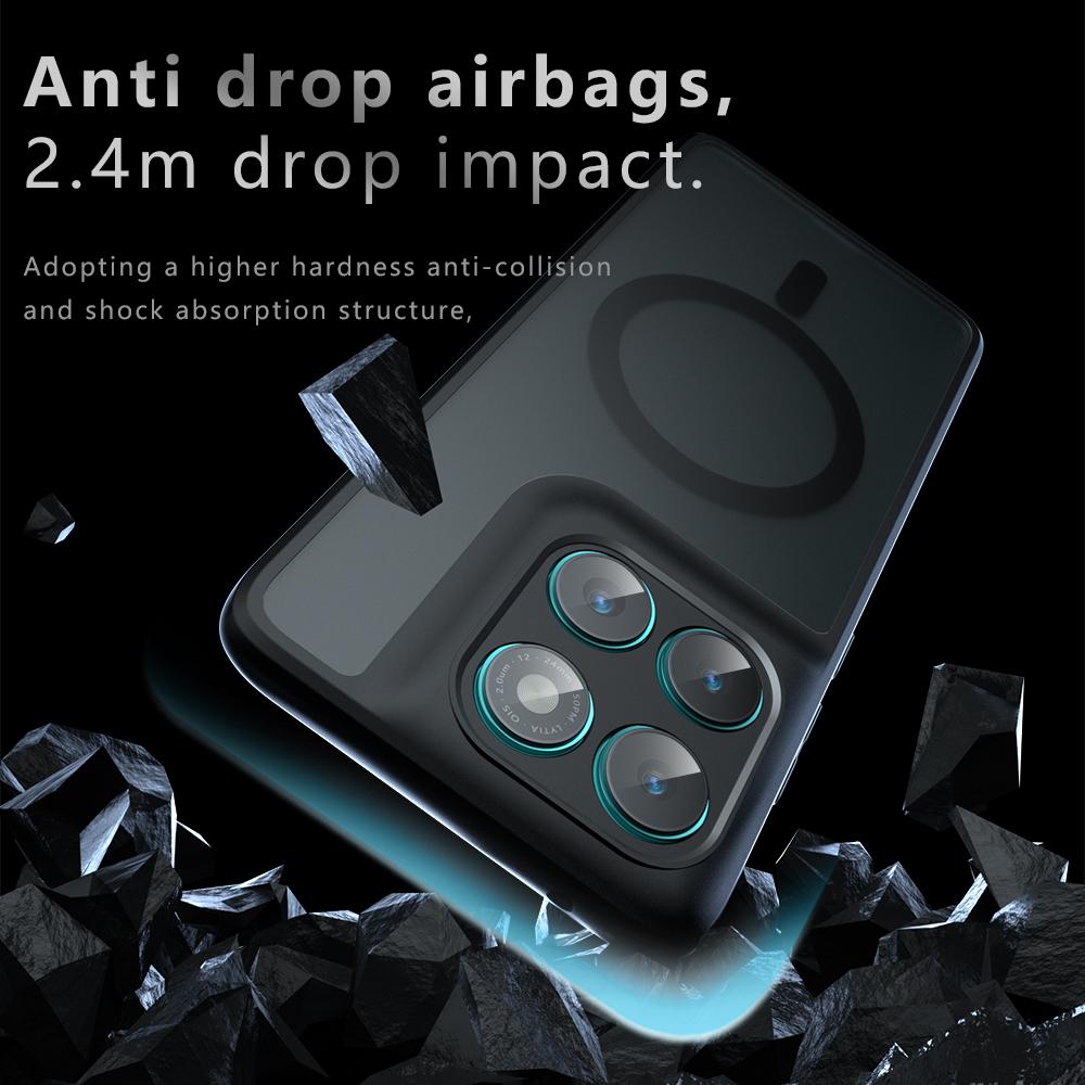 G 96 86 Magsafe Magnetic Case for Motorola Moto G96 G86 Power G56 G85 G55 G35 Matte Shockproof Wireless Charging Hard PC Cover