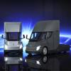 Tesla Semi Electric Truck 1:24 Scale Diecast Alloy Pull-Back Model Car - Silver