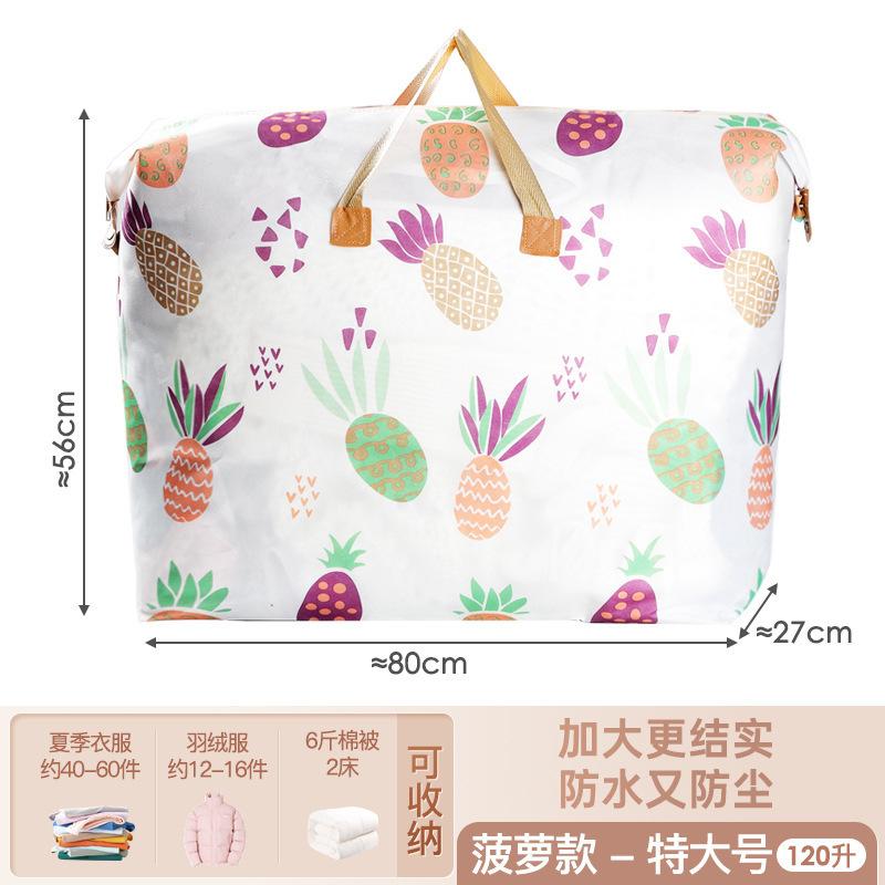 Dustproof Waterproof Heavy Duty Fabric Storage Bag for Quilts Clothes Travel Luggage Organizer Large Capacity for Daily Home Use