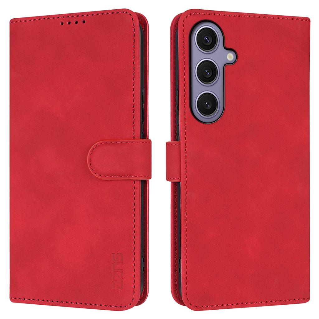 AZNS For Samsung Galaxy S25+ Case PU Leather Wallet Phone Cover