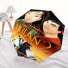 Mulan Automatic Open/CloseCartoon Umbrella-CuteUmbrella with Cute Design, Portable 3-Fold Compact Umbrella for Men & Women, Valentine's Day