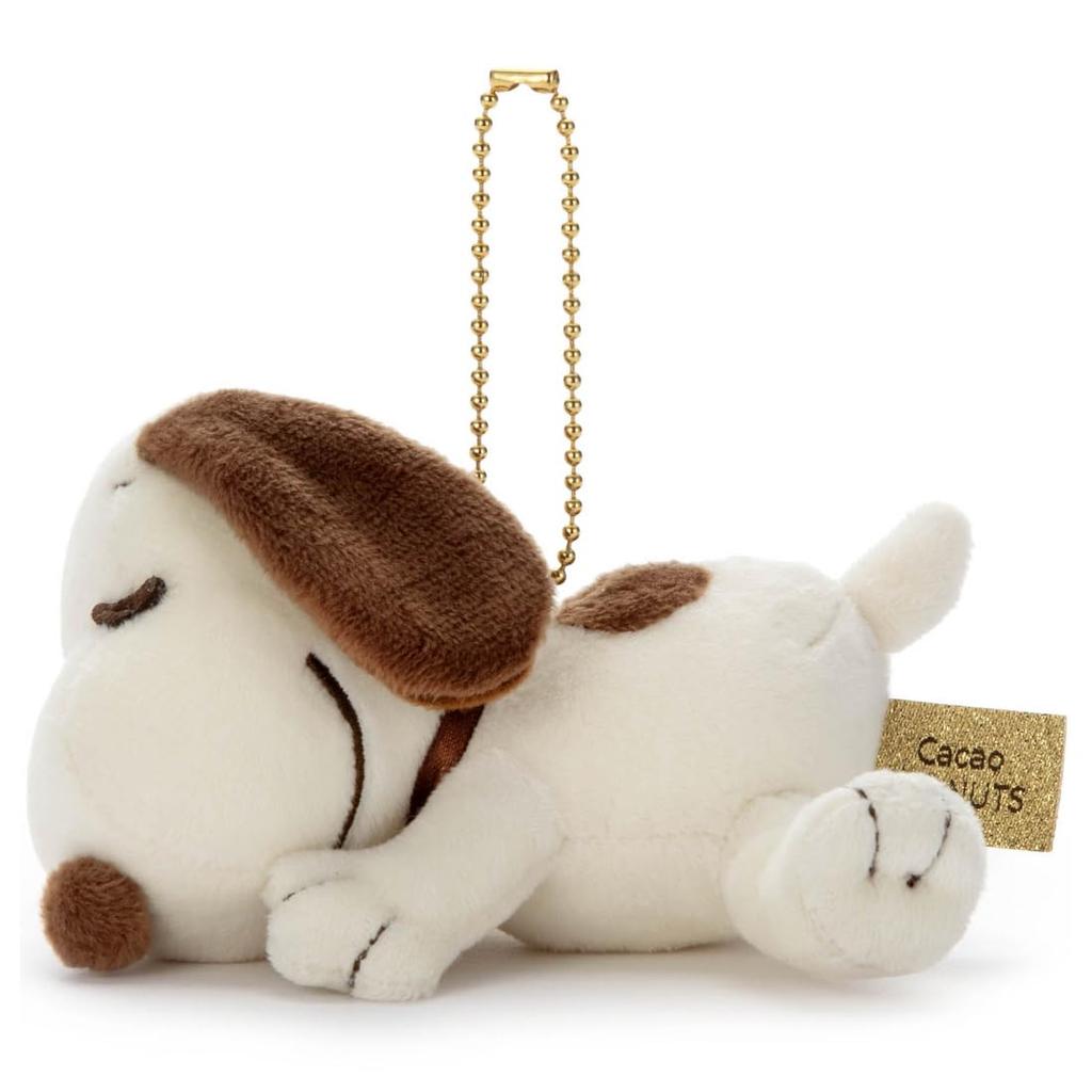 Peanuts Cacao Suyasuya Friend Ball Chain Mascot Snoopy плюшевая игрушка ширина приблизительно 12 см (Белый и молочный)