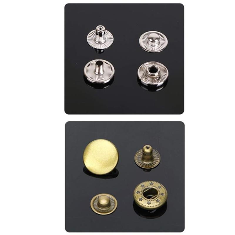 15 ММ Кнопки-застежки для шитья одежды, сумок и аксессуаров, Джинсовые брюки, Кнопки-заклепки, Аксессуар для ремонта