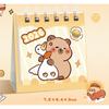 Kawaii Mini Small Desk Calendar July 2024 To December 2025 Pocket Portable Carton Calendar Punch Plan Officce Desktop Decoration