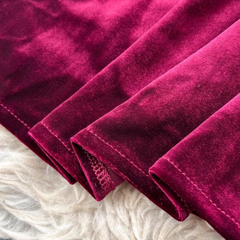 Платья High Street Женские ретро кружевные пэчворк золотые бархатные платья с французской жемчужной пряжкой длиной до талии винтажные шикарные платья