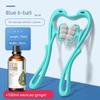 6 Wheels Neck Massager Manual Clip Neck and Neck Kneading Handy Gadget Handheld For Home Six Roller Shoulder and Neck Massage