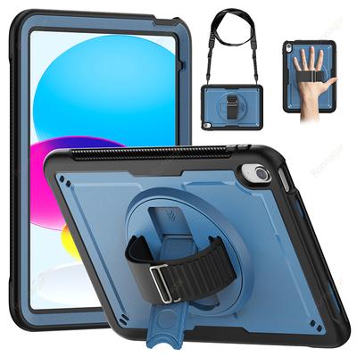 Для iPad 10-го поколения, iPad Air4 5, 10,9 дюйма, Pro11 M1 M2, iPad 10,2, 9-го поколения, легкий противоударный прочный чехол для планшета, плечевой ремень