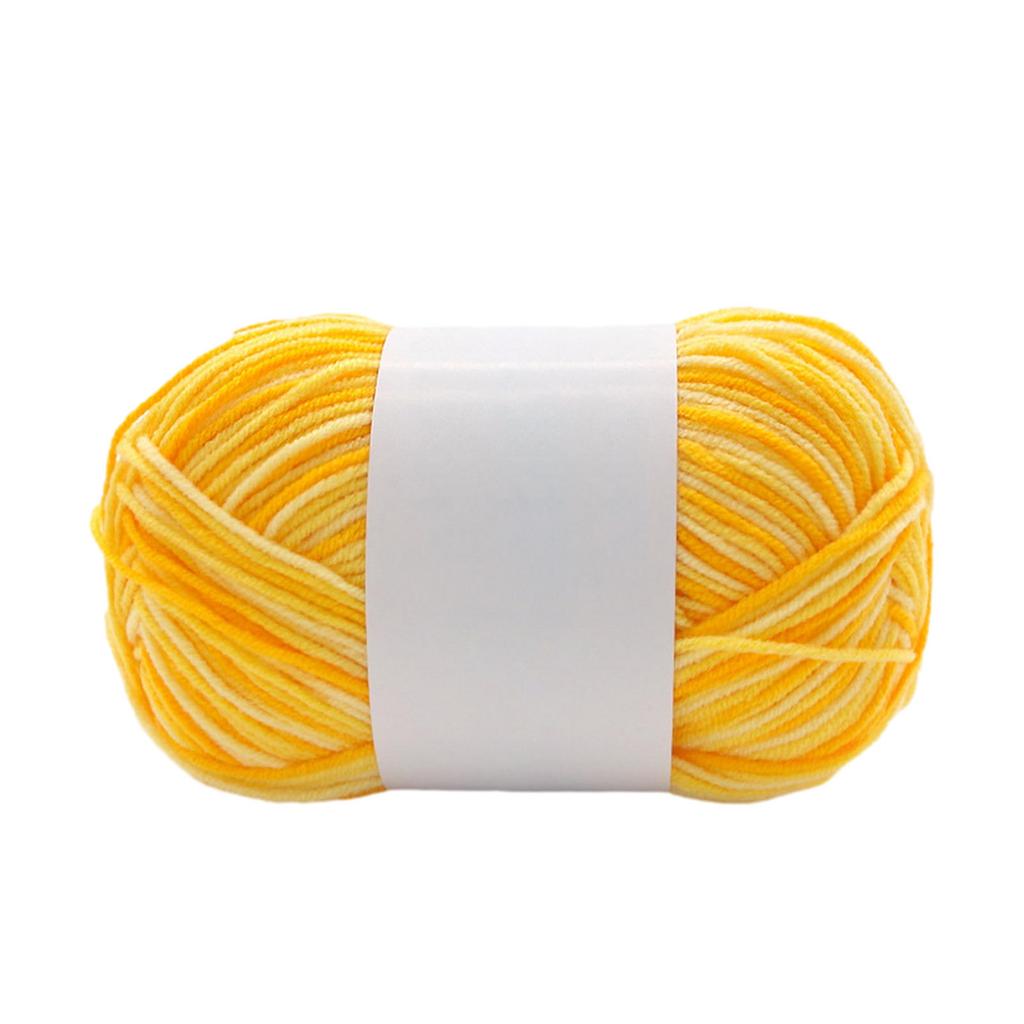 Crochet Yarn Acrylic Soft Yarn Roll of 50g Knitting Yarn for DIY Hand Knitting Weaving Bags Hat Clothes DIY Crafts