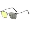 Night Vision Multifocal Photochromic Glasses Yellow Anti Blue Light Reading Glasses Business Dual-purpose Presbyopia Glasses