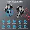 Беспроводные наушники-вкладыши Bluetooth-наушники 5.3 40H Наушники Басовые стереонаушники с микрофоном и шумоподавлением Наушники-вкладыши USB-C со светодиодным дисплеем IP7 Водонепроницаемый спорт