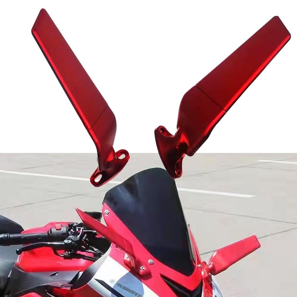 Высокое качество с ЧПУ, поворотное крыло мотоцикла, многоугольные регулируемые вращающиеся зеркала для Yamaha YZF R125 R6 R6S R3 R25 R15 R1 YZF600