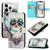 Elegant Owl Pattern PU Leather Wallet Phone Case–Magnetic Clasp,Shockproof & Card Slots for iPhone,Samsung,Huawei,Xiaomi,Moto,Oppo,Infinix and More