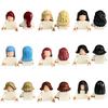 Cross-Border Compatible Girls' Lego Hair Building Blocks - Small Parts & DIY Accessories