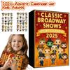 2025 Classic Broadway Shows Advent Calendars 2D Flat Figure Christmas Halloween Countdown Calendar Holiday Gifts Collectibles Fo