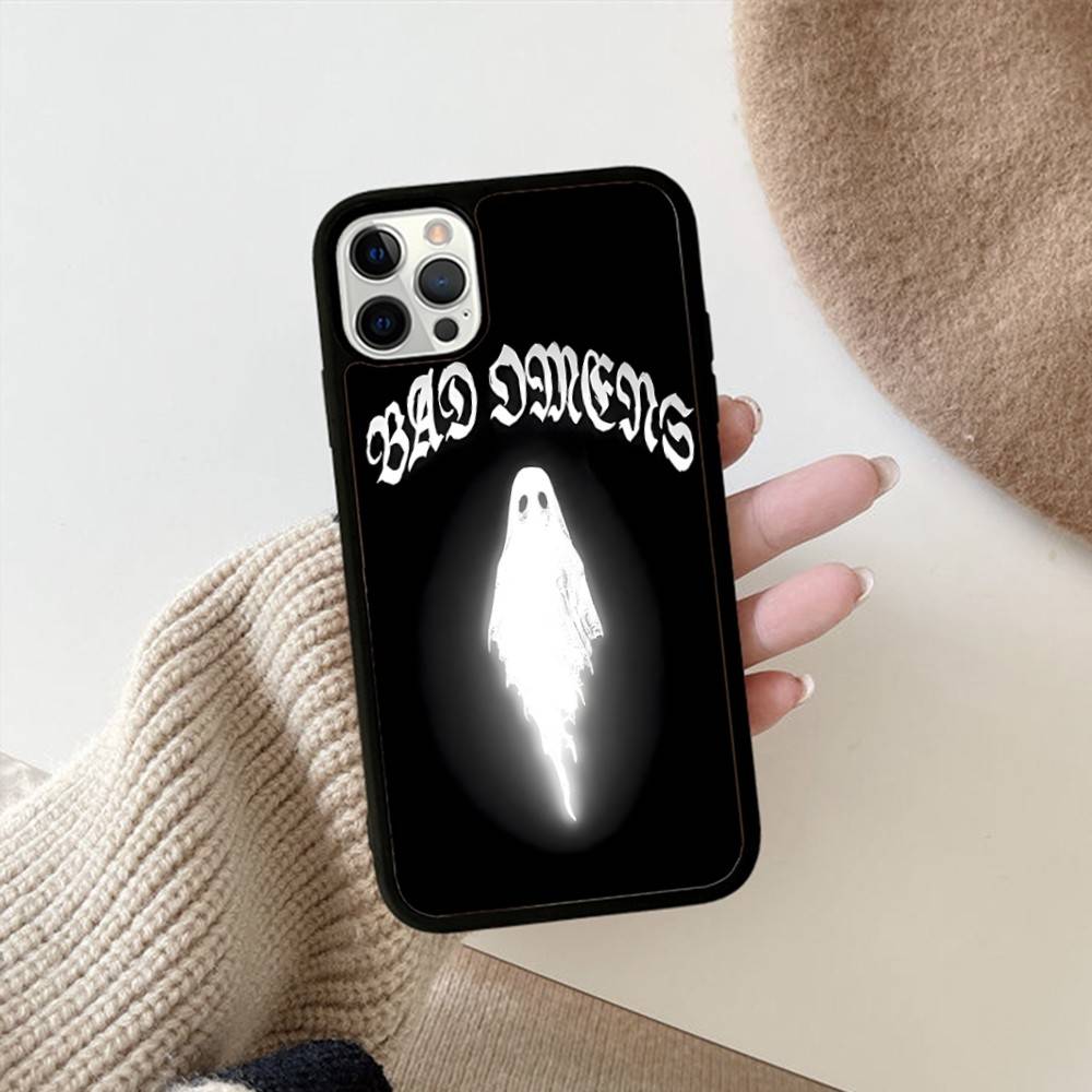 Чехол для телефона музыкальной группы Bad Omens для iPhone 17 16 15 14 13 Plus 12 11 Pro Max, чехлы из ПК+ТПУ, задняя крышка