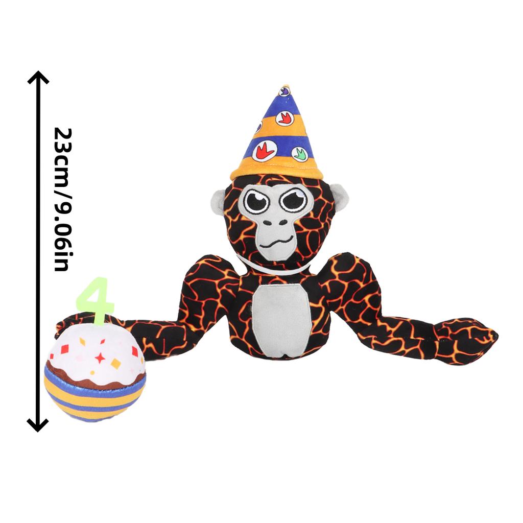 19Cm7.48In Gorilla Tag Tagged Monke Plush Game Peripheral Doll Cute Cartoon Lava Gorilla Plush Toy For Kids Birthday Xmas Gifts