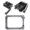 Защитный чехол из алюминиевого сплава для панорамной камеры DJI OSMO 360, надежная рамка-клетка с креплением «холодный башмак» и резьбой 1/4"