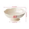 Draining Hole Footed Candy Platter Multifunctional Light Luxury Candy Fruit Plate Plastic Snack Placement Platter Table Ornament