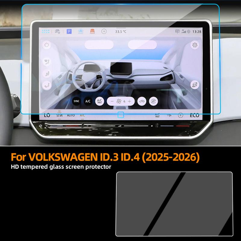 Для Volkswagen ID 3 ID 4 2025 2026 Защитная пленка из закаленного стекла HD для экрана навигации и приборной панели