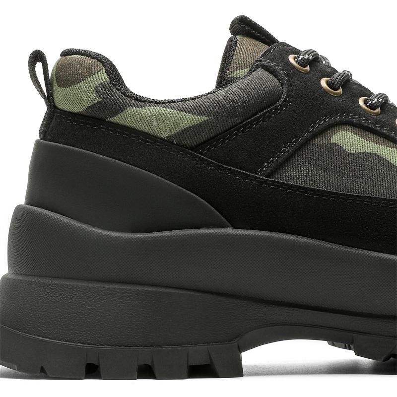 High Quality Leather Hiking Shoes Durable Outdoor Sport Men Trekking Leather Shoes Lace-Up Climbing Hunting Sneakers