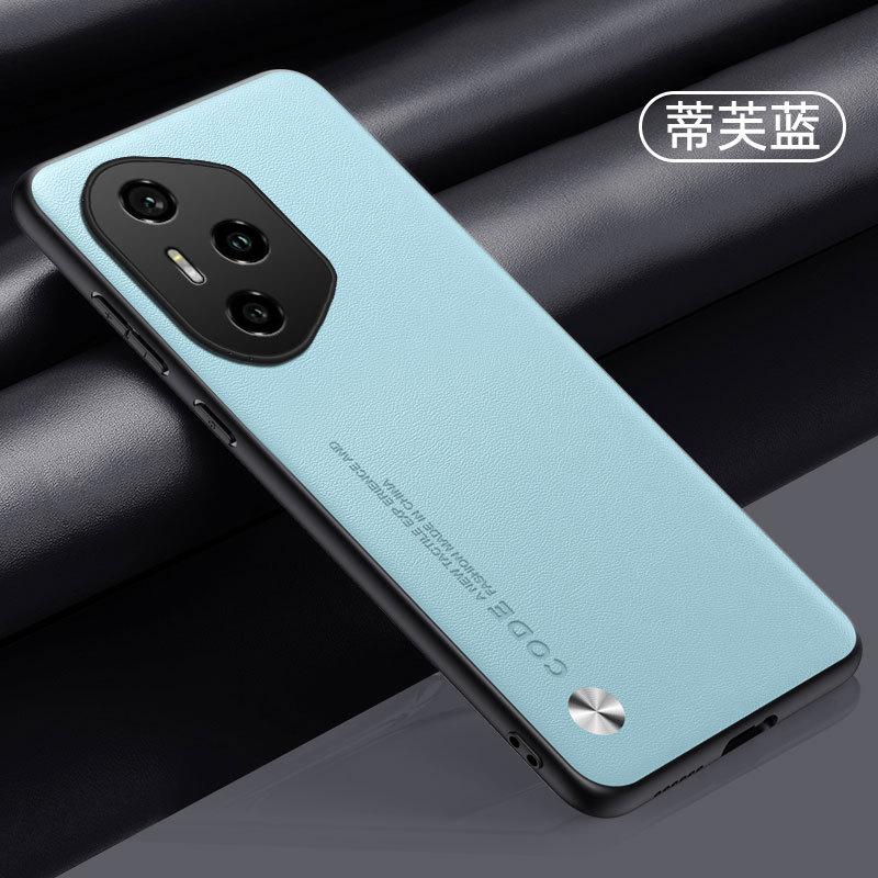 Подходит для чехла мобильного телефона Huawei Honor 400Pro, Honor 300Pro, простой кожаный, Honor 200, матовый противоударный защитный чехол