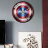 Marvel Captain America Iron Man Spider Man Pattern Wall Clock For Kids Room Decor