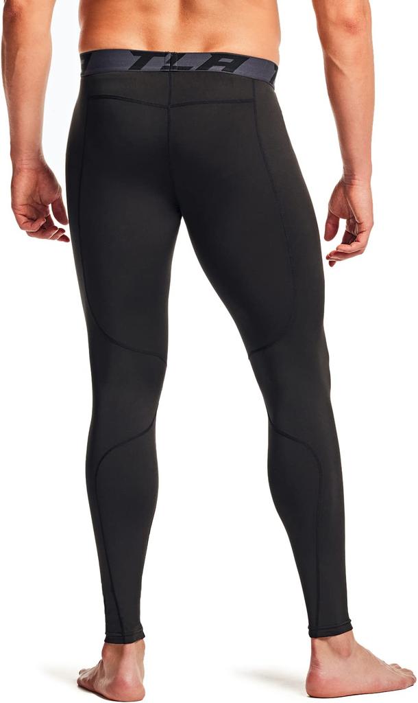 Tesla Compression Tights and Running Cold Weather Long Men's Fleece-Lined [Stretchable, Warm, Cold-Wearing] Sportswear, Leggings, Innerwear, Wear,