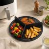 Food-grade Silicone Air Fryer Liners Multi-color Divided Airfryer Basket 3 Grids Oven Tray  Home