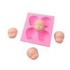 Baby Head Shape Silicone Mold Multipurpose Reusable Sugars DIY Mold For Cakes Decorating Fondant