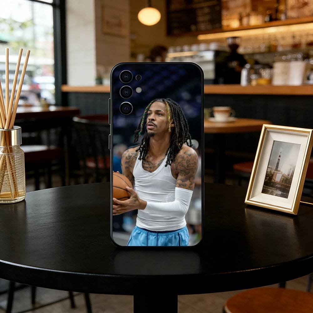 Чехол для телефона Ja Morant для Samsung S25,S24,S21,S22,S23,S30,Ultra,S20,Plus,Fe, Мягкий силиконовый черный чехол