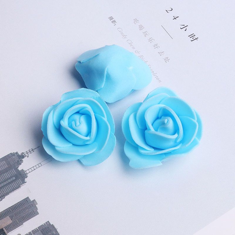 10/50/100 шт. 3 см пенопластовая роза для медведя искусственные цветы Diy подарочная коробка свадебные декоративные рождественские украшения для дома 20 цветов