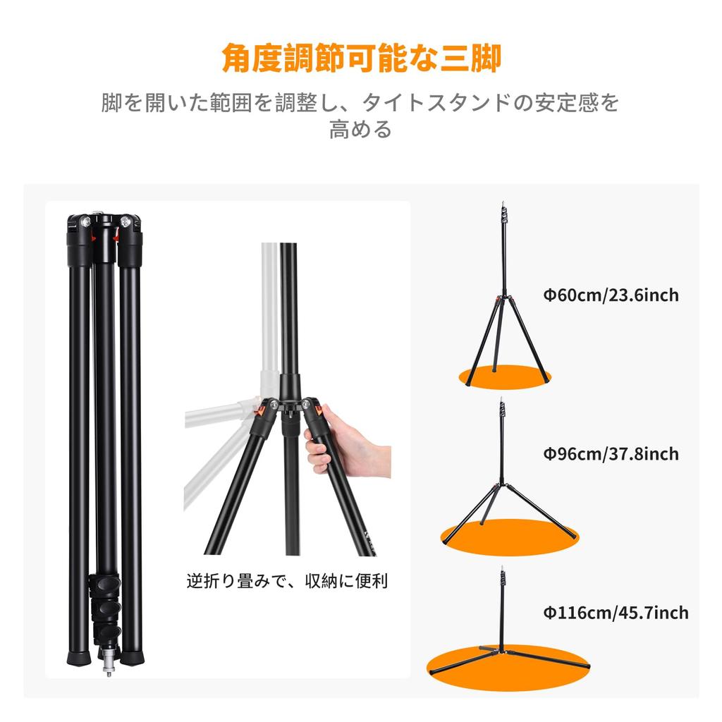 Концептуальная стойка для освещения, стойка для фотовспышки, стойка для фотовспышки, изготовленная из алюминия, легкая, 890 г, удобная для переноски, компактная, с рычажным замком, студийный угол